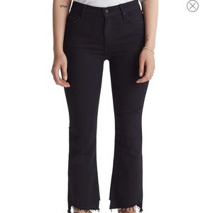 MOTHER Insider Two Step Fray Hem Crop Jeans